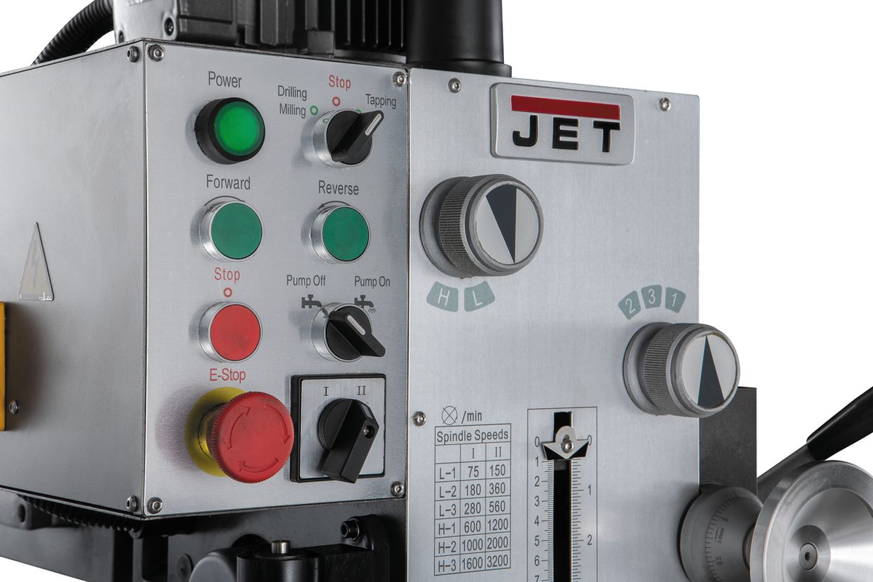 JET JMD-40PFCT Редукторный сверлильный станок с крестовым столом 400В
